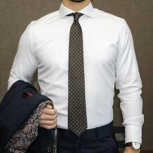 Foto Kemeja Oxford Formal Putih Slim Fit